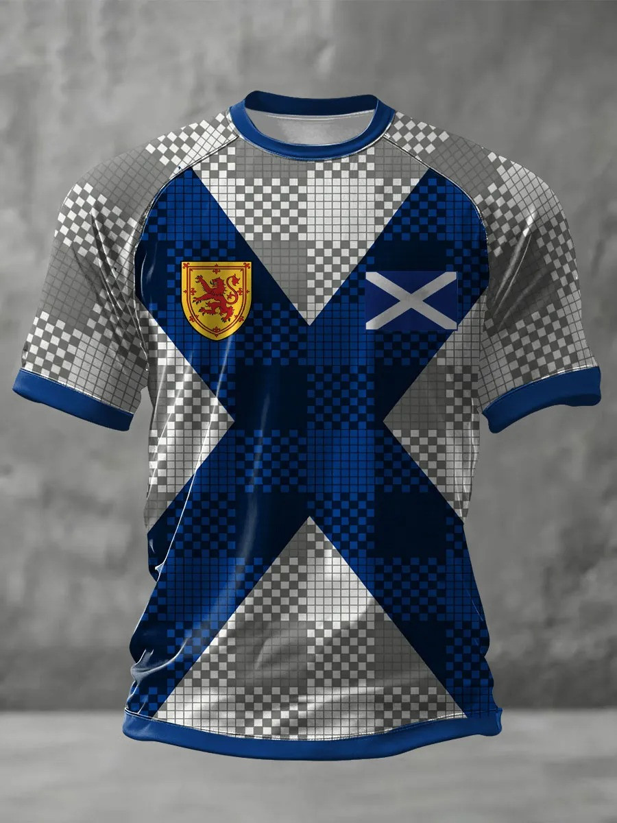Scotland Tartan Army Football Shirt World Cup 2026 Fan Clothing Best Gift For Scottish Men
