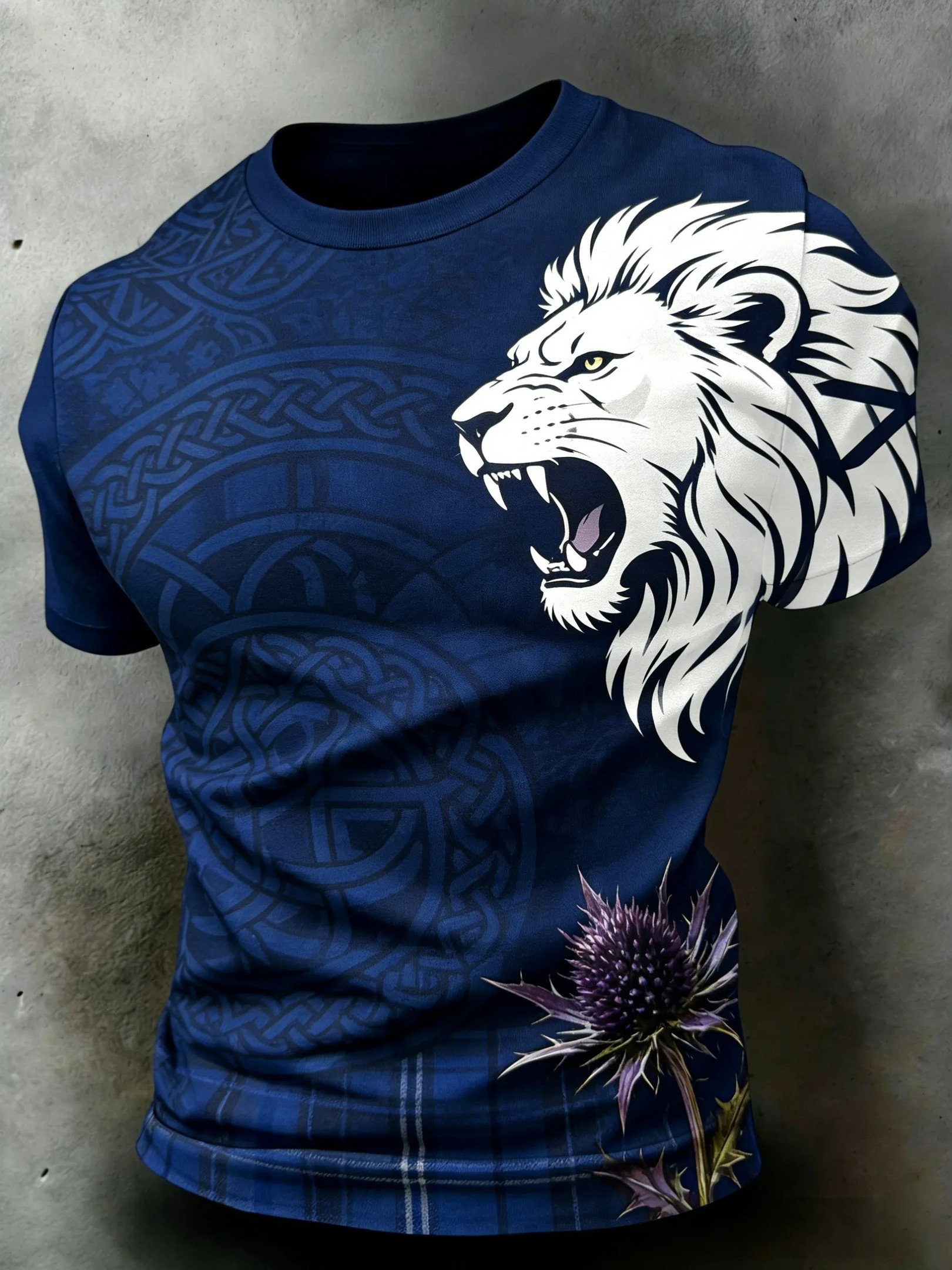 Scotland Tartan Army Lion T-Shirt World Cup 2026 Football Apparel Best Gift For Scottish Lovers