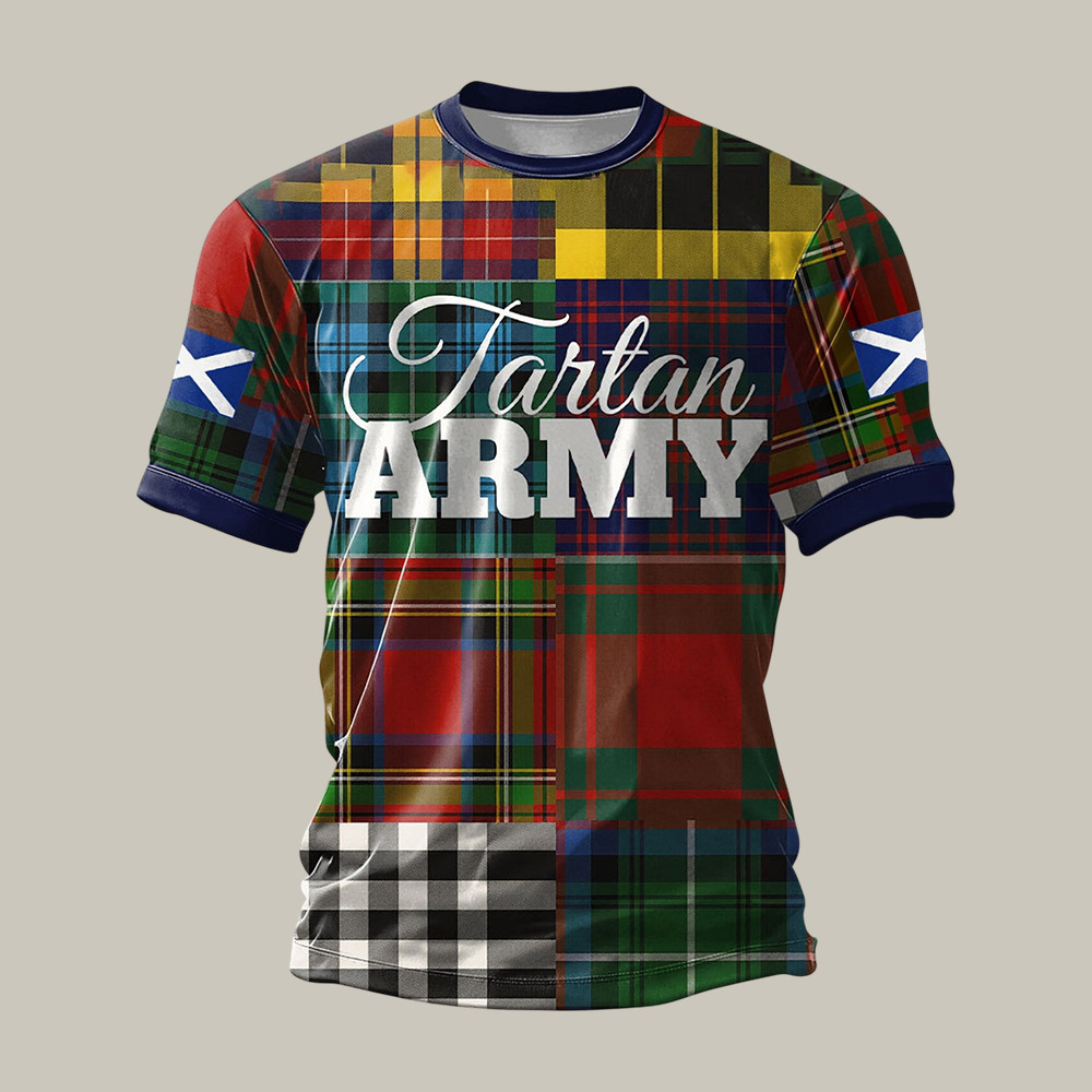 Scotland Tartan Army T-Shirt FIFA World Cup 2026 Clothes Present For Soccer Lovers