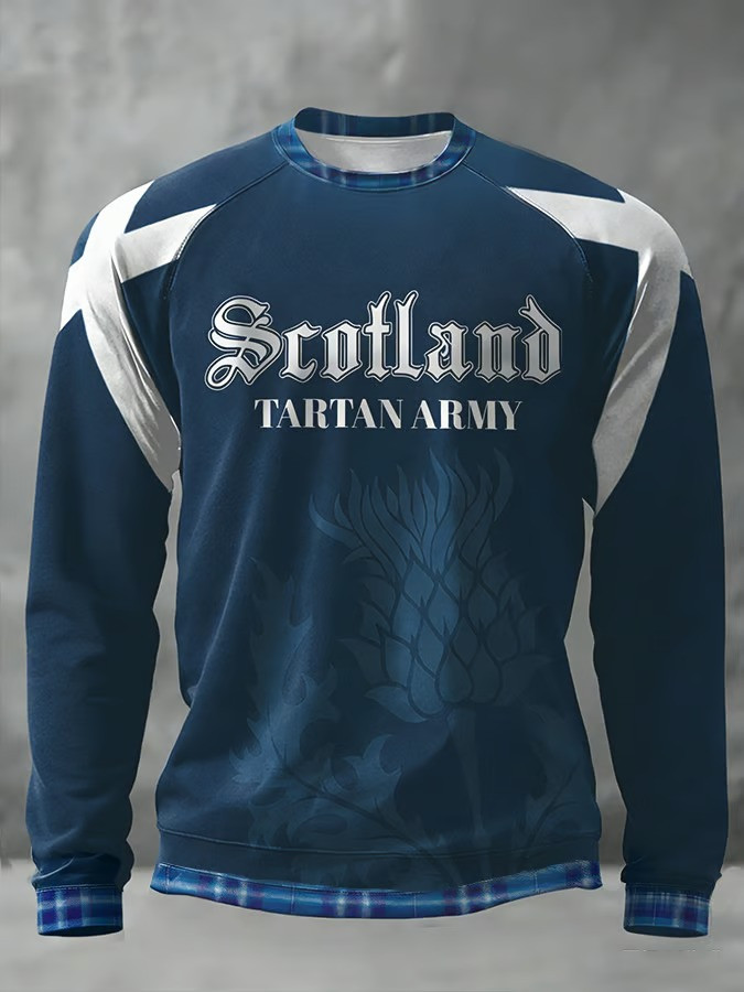 Scotland Tartan Army World Cup 2026 Sweatshirt Thistle Flag Soccer Fan Clothing Gift For Fans