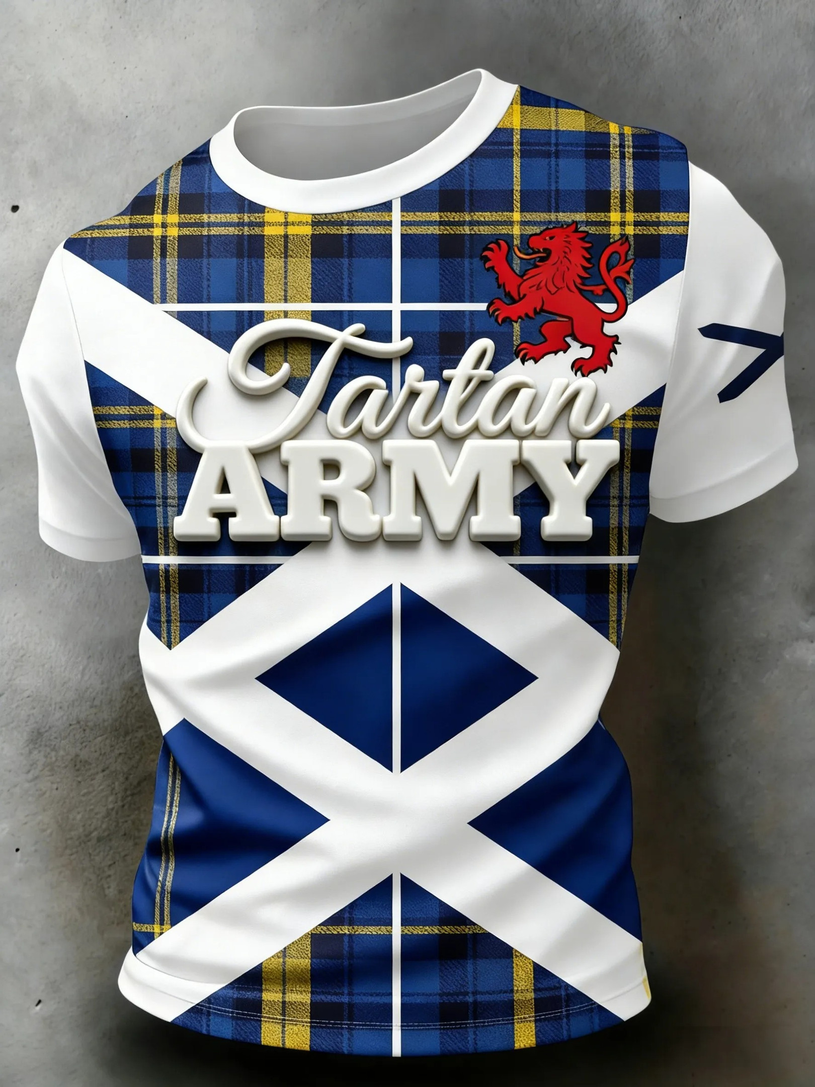 Scotland Tartan Thistle Football T-Shirt World Cup 2026 Fan Clothing Best Gift Ideas For Friends