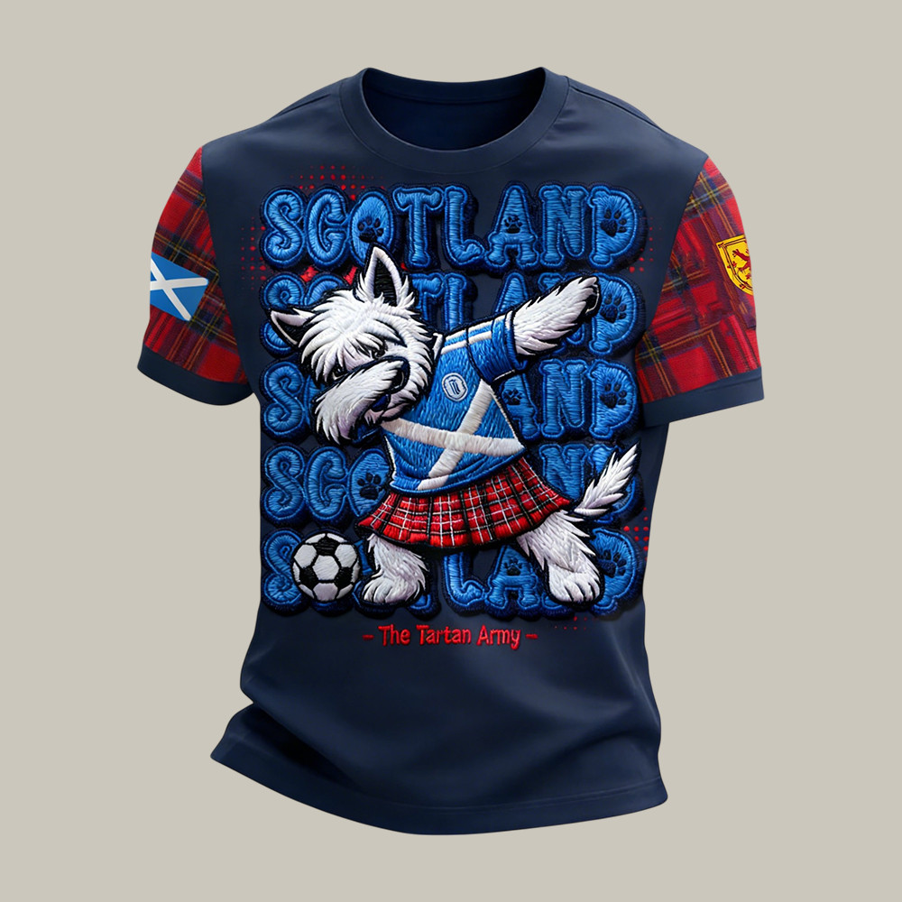 Scotland We'll Be Coming T-Shirt 2026 FIFA World Cup Clothes Present For Soccer Lovers