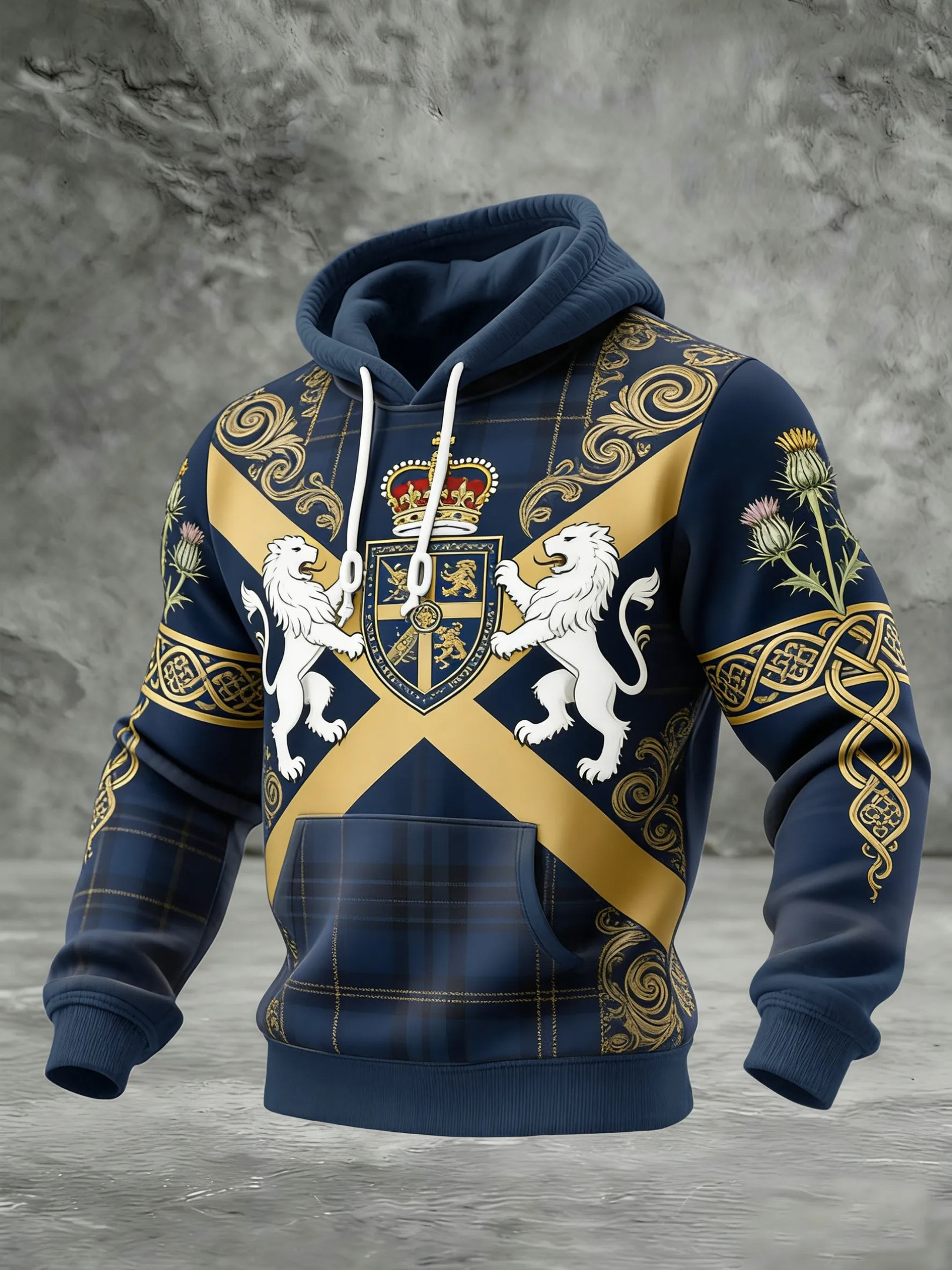 Scotland World Cup 2026 Football Hoodie Tartan Army Lion Rampant Fan Outerwear Best Gift For Fans