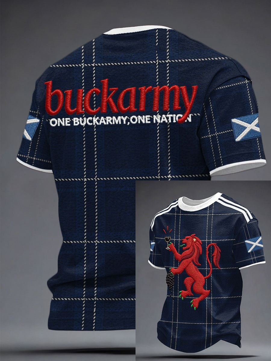 Scotland World Cup 2026 Shirt One Buckarmy One Nation Tee Gifts For World Cup Lovers