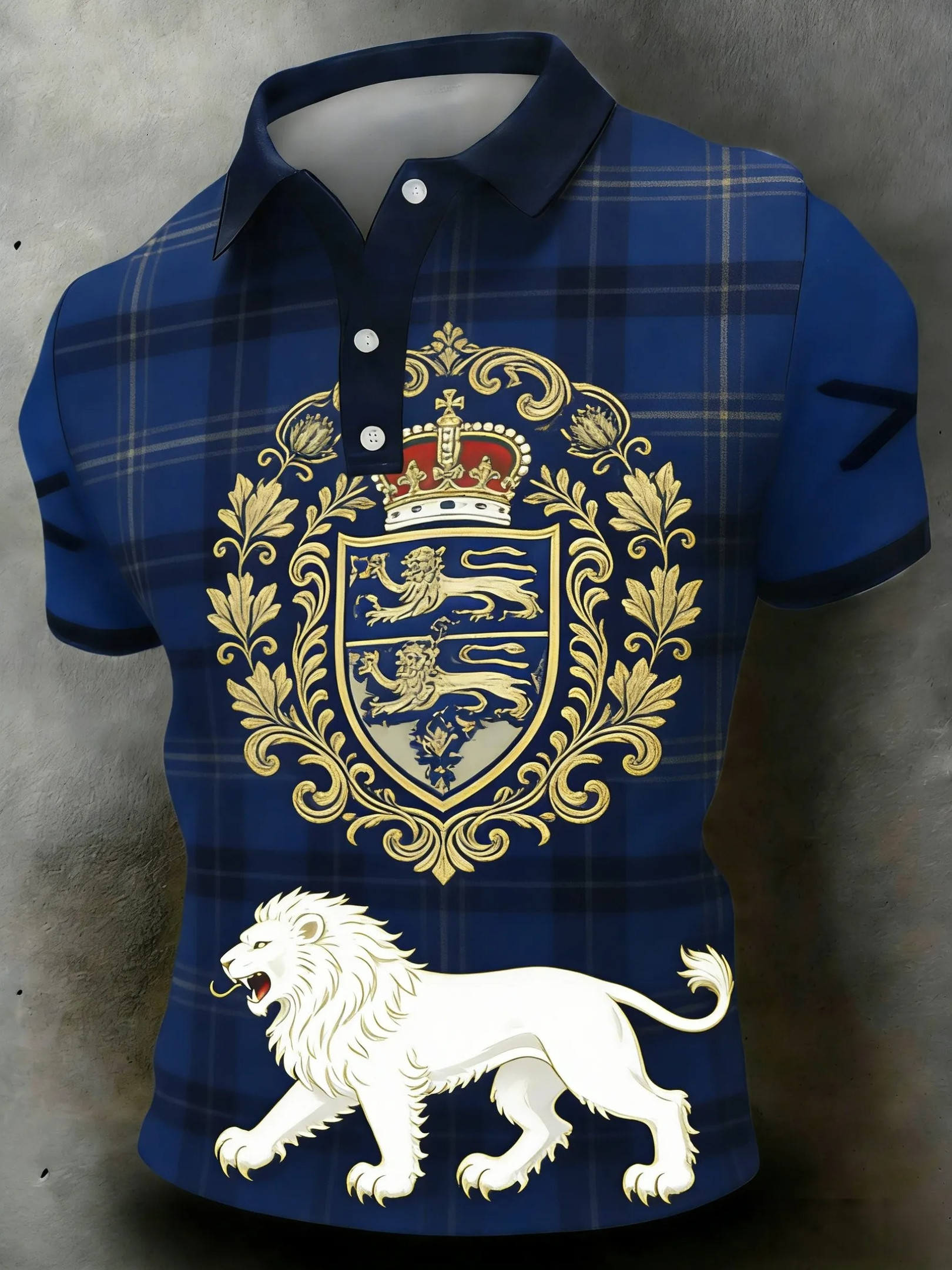 Scotland World Cup 2026 Tartan Polo Shirt Lion Rampant Football Fan Outerwear Best Gift For Friends