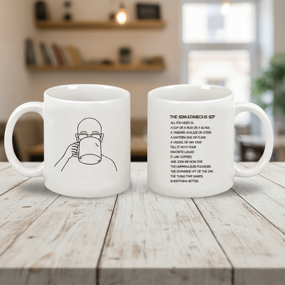 Scott Adams Simultaneous Sip 2026 Mug Cup Unique Gifts For Father
