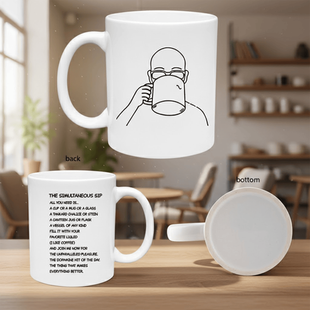 Scott Adams The Simultaneous Sip Coffee Mug Birthday Gift For Husband