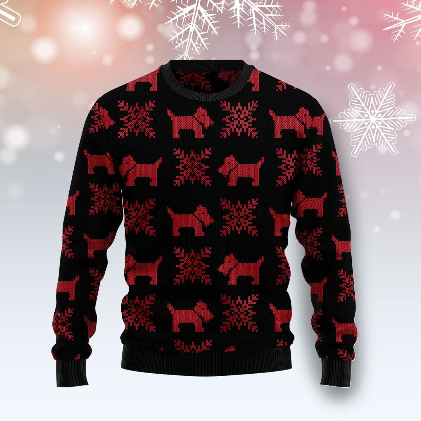 Scottish Terrier Ugly Christmas Sweater Festive Clothing Dog Lover Christmas Gift Ideas
