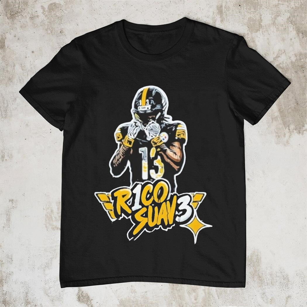 Scotty Miller Pittsburgh Steelers R1CO SUAV3 T-Shirt NFL Fan Gear Number 13 Best Gift For Steelers Fans