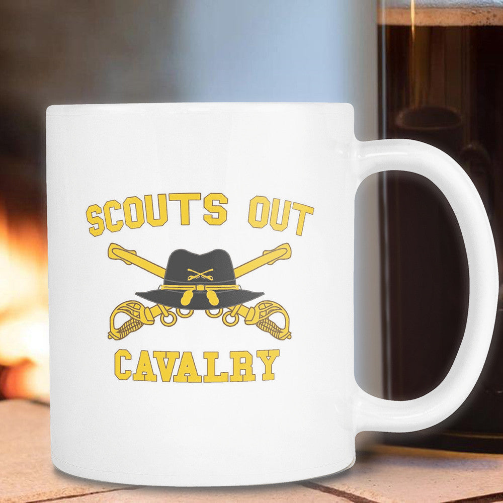 Scouts Out Cavalry Mug Funny Military Veteran Mug Patriot Merch Gifts For Dad Scouts Out Cavalry Mug Funny Military Veteran Mug Patriot Merch Gifts For Dad
