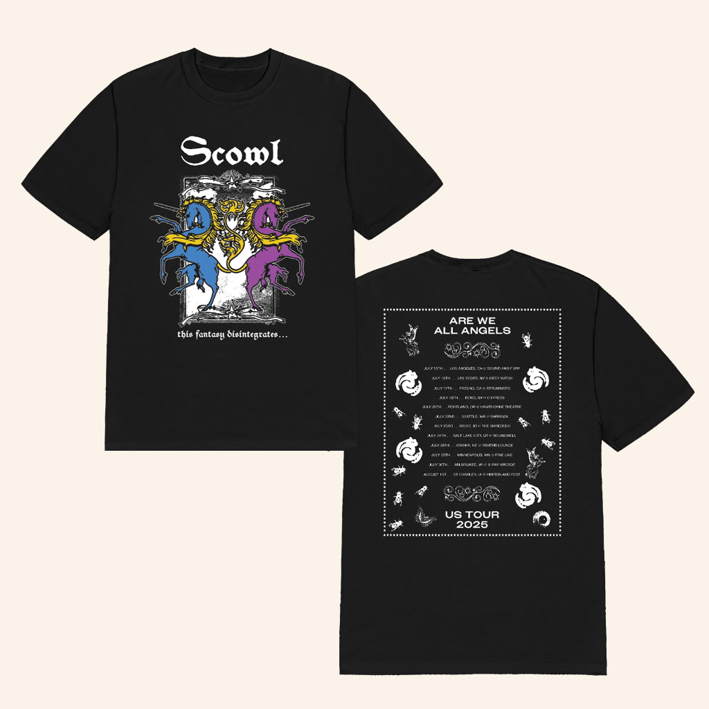Scowl Awaa 2025 Us Tour T-Shirt Christmas Presents For Him Scowl Awaa 2025 Us Tour T-Shirt Christmas Presents For Him