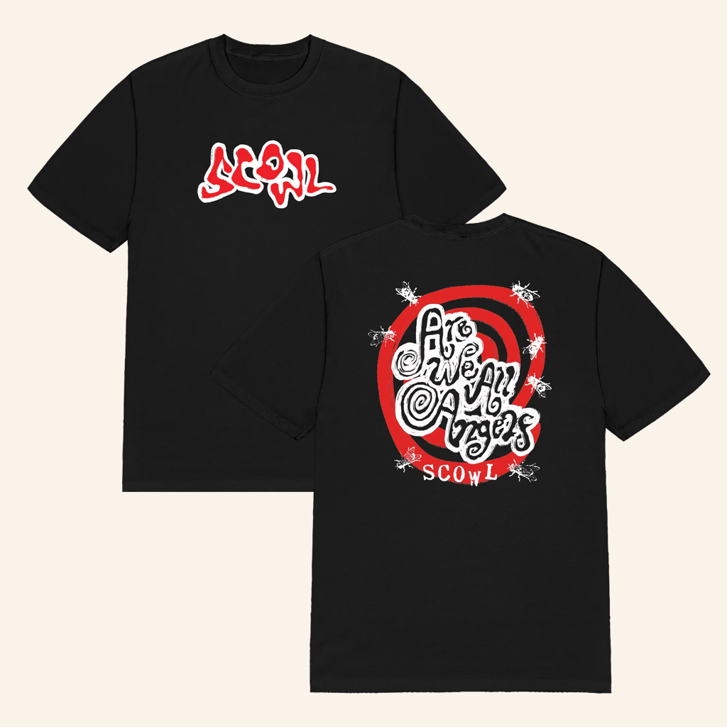 Scowl Merch Are We All Angels T-Shirt Christmas Presents For Rock Fans Scowl Merch Are We All Angels T-Shirt Christmas Presents For Rock Fans
