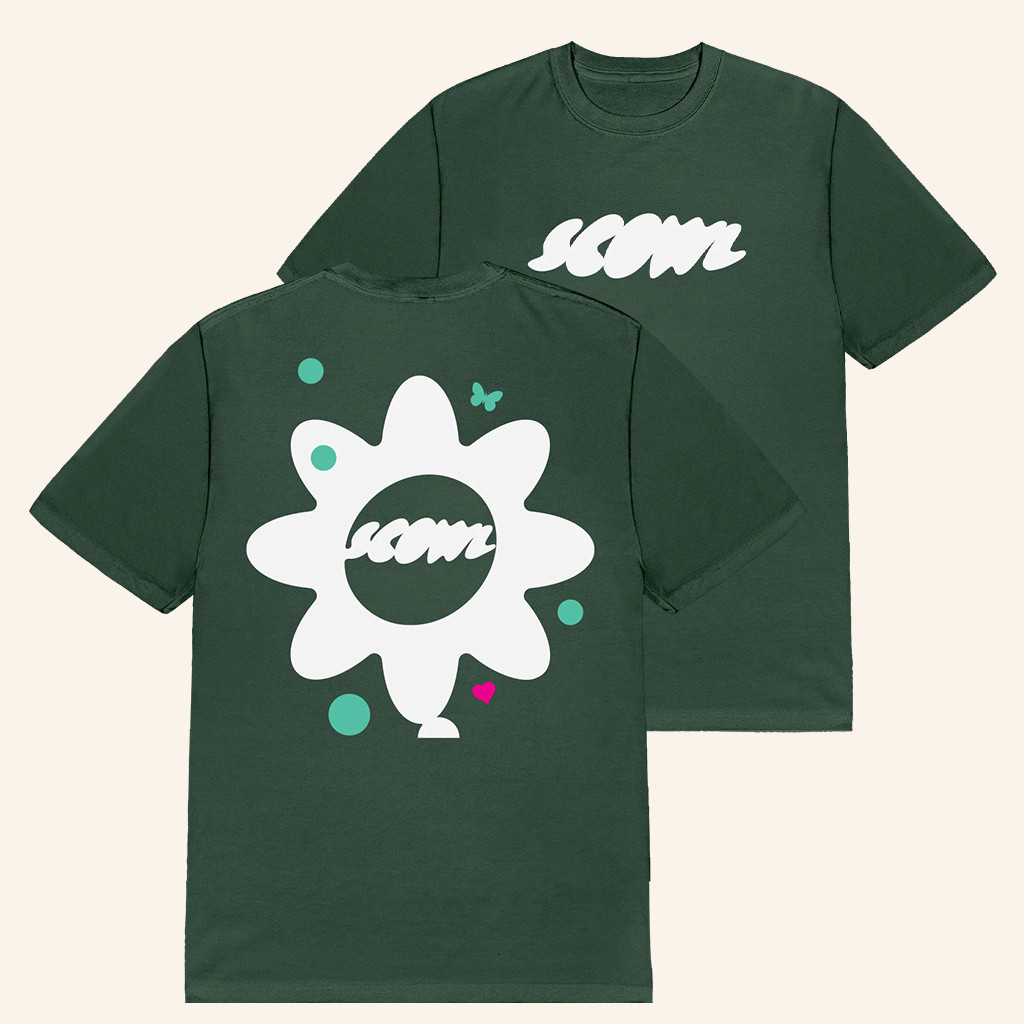 Scowl Merch Flower T-Shirt Christmas Gifts For Rock Music Lovers