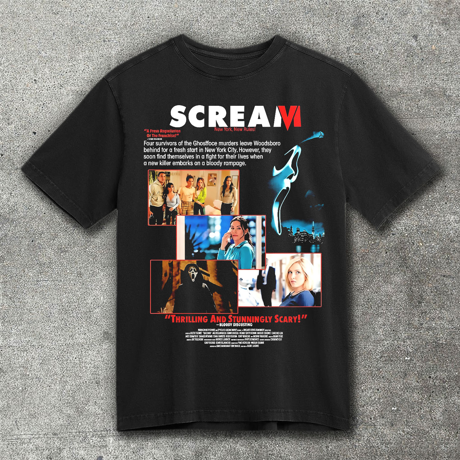 Scream 30th Anniversary Kill Tour Shirt Horror Movie Fan Merch Trending Best Gift For Scream Fans