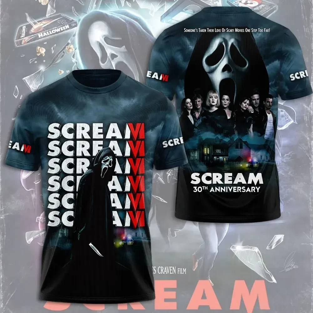 Scream 30th Anniversary T-Shirt Horror Movie Classic Fan Merch Trending Best Gift For Scream Fans