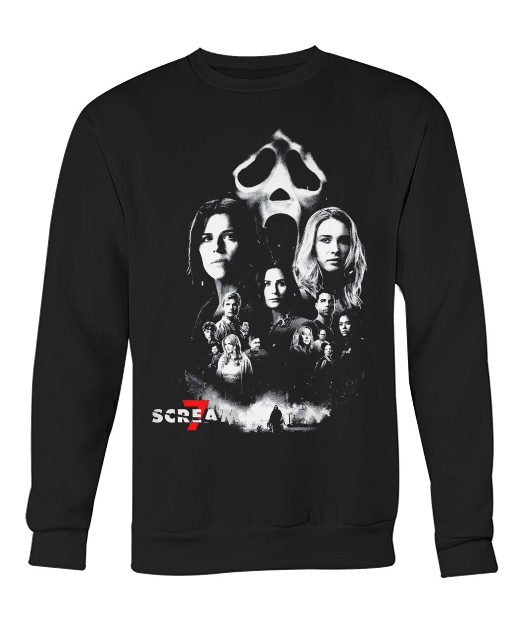 Scream 7 Ghostface Sweatshirt 30th Anniversary Scream Kill Tour Horror Movie Merch Gift for Fans