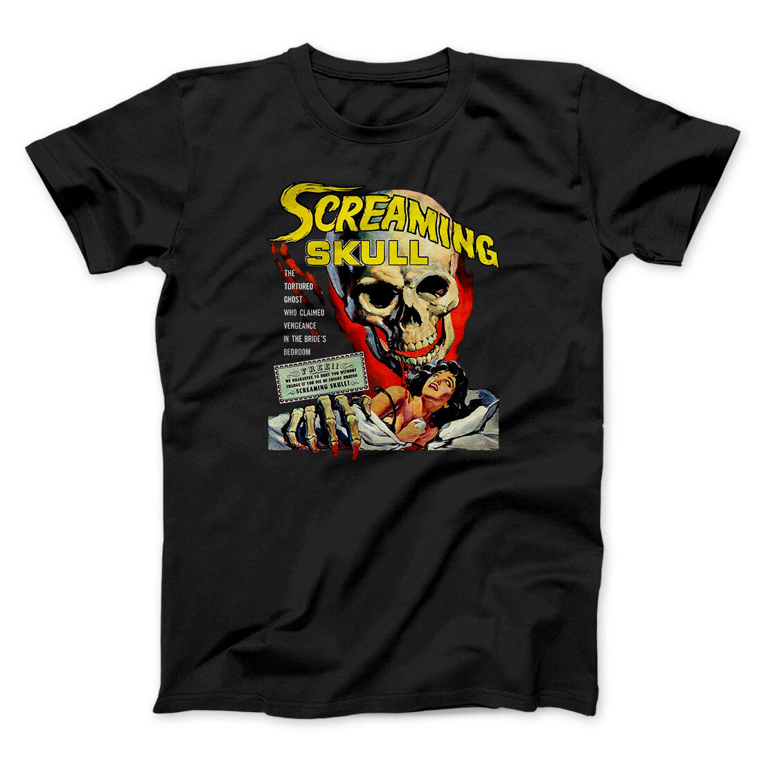 Screaming Skull Funny Movie Unisex T-Shirt Gift For Friends
