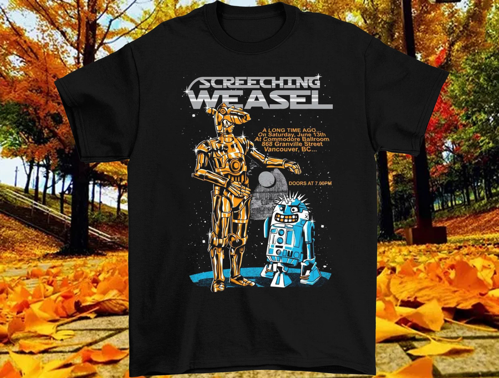 Screeching Weasel Band Tour T-Shirt Cool Gifts For Music Lovers