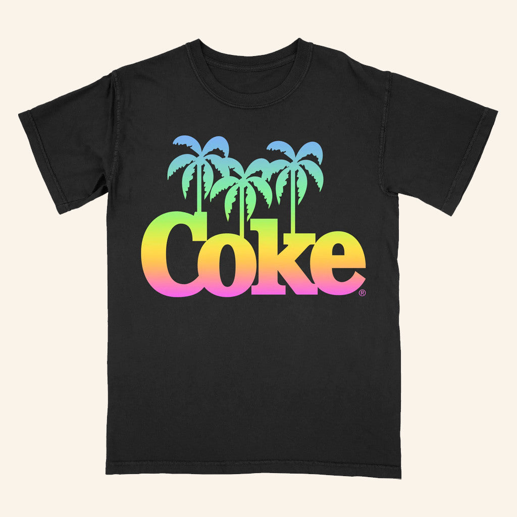 Screen Stars Merch Coca Cola Trees T-Shirt Gifts For Best Friends