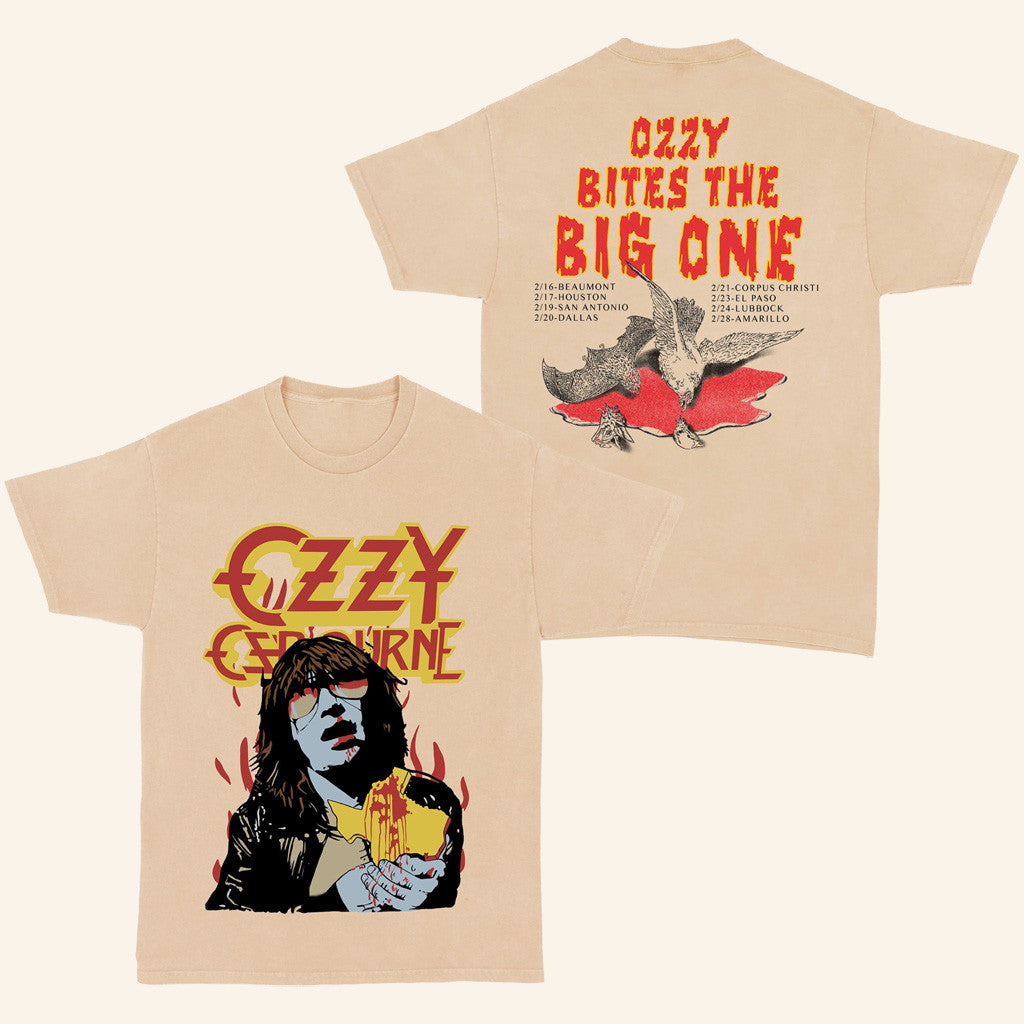 Screen Stars Merch Ozzy Bites The Big One T-Shirt Gifts For Friends Screen Stars Merch Ozzy Bites The Big One T-Shirt Gifts For Friends