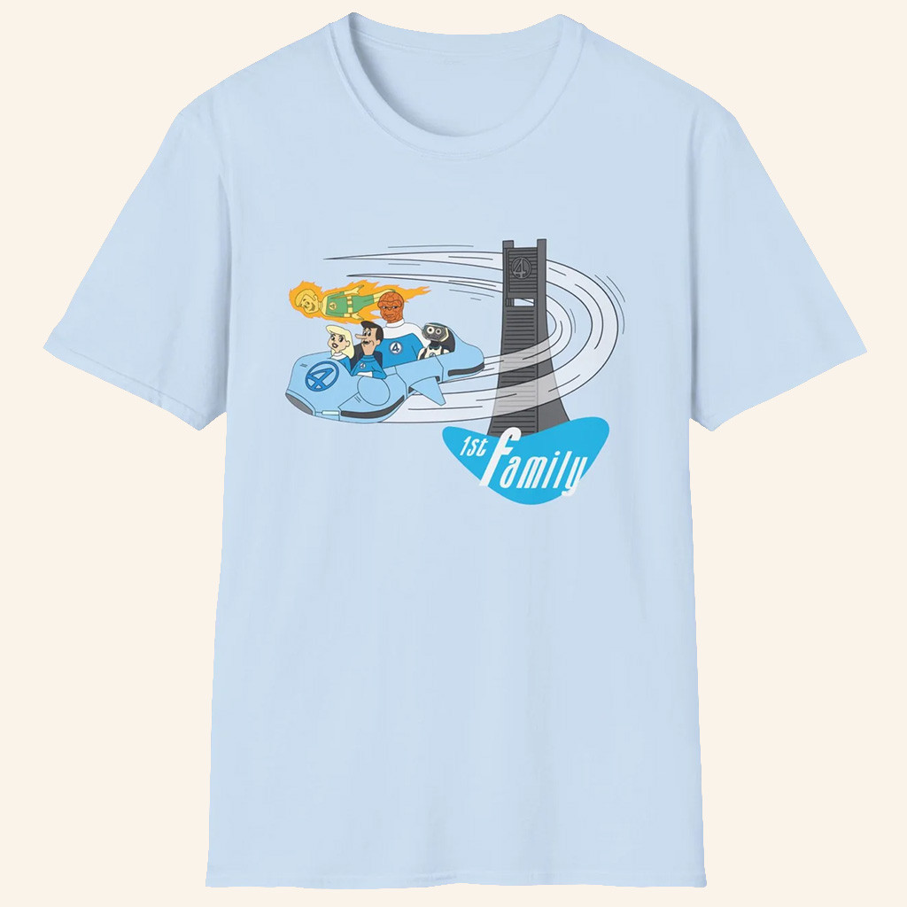 ScreenCrush Merch First Family T-Shirt Fantastic Four Shirt Gifts For Son
