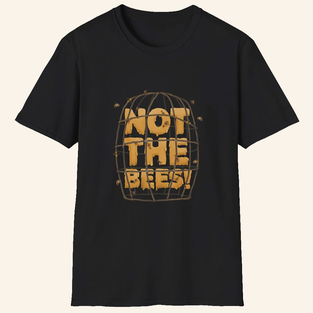 ScreenCrush Merch Not The Bees Black T-Shirt Gifts For Brothers