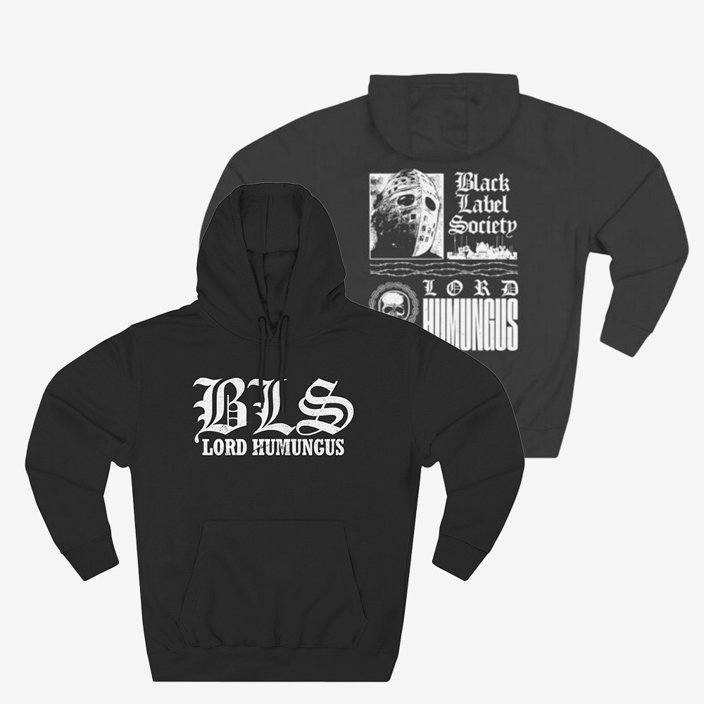 Script Lord Humungus Hoodie Black Label Society Zakk Wylde Apparel Fan Merch