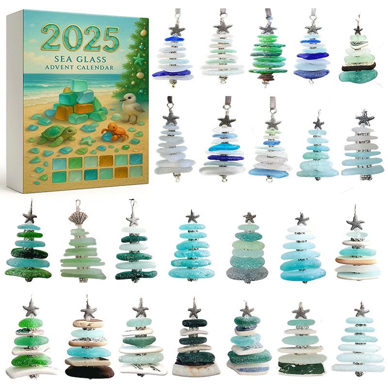 Sea Glass Christmas Tree Advent Calendar Christmas Advent Calendar Best Xmas Presents