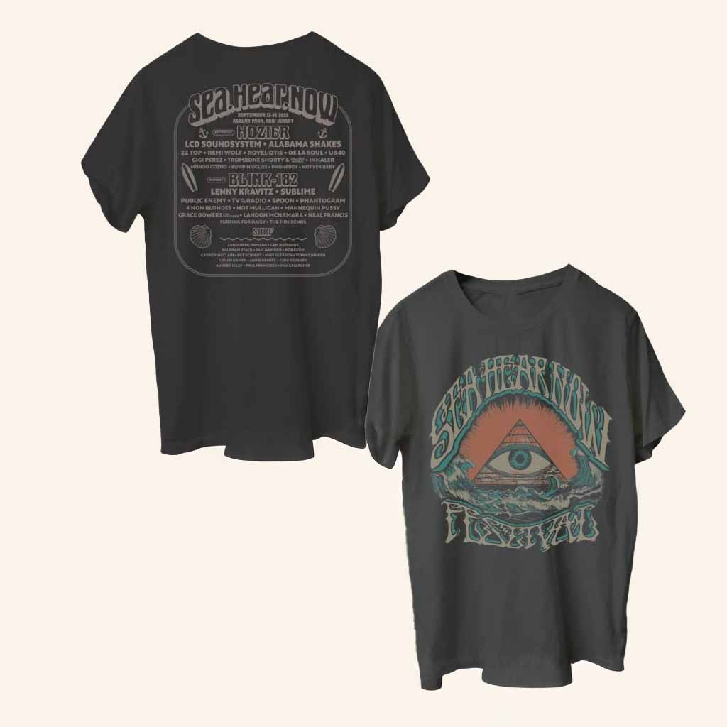 Sea Hear Now Festival Merch Eye T-Shirt Gift Ideas For Father
