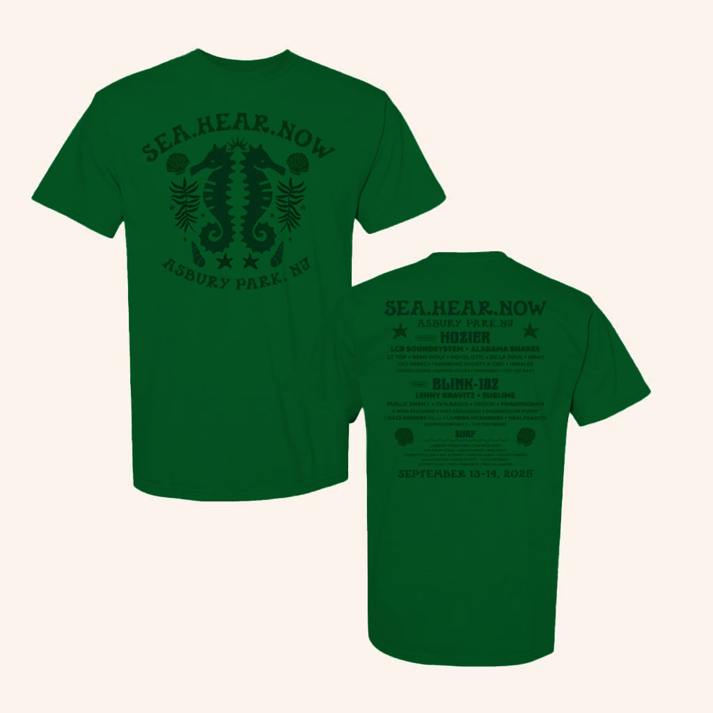 Sea Hear Now Festival Merch Seahorse Lineup Tour 2025 Shirt Good Gifts For Girlfriend Sea Hear Now Festival Merch Seahorse Lineup Tour 2025 Shirt Good Gifts For Girlfriend
