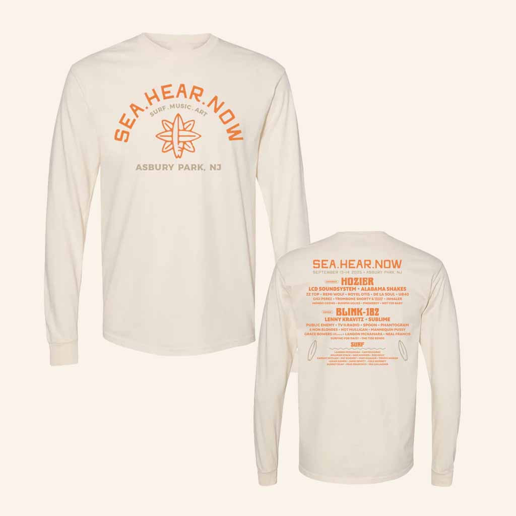 Sea Hear Now Festival Merch Surf Lineup Tour 2025 Long Sleeve Shirt Gift For Her
