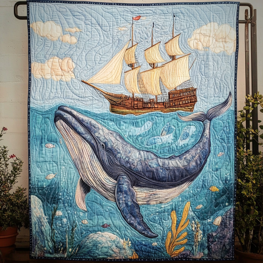 Sea Majesty Quilted Blanket Cute Fall Blankets