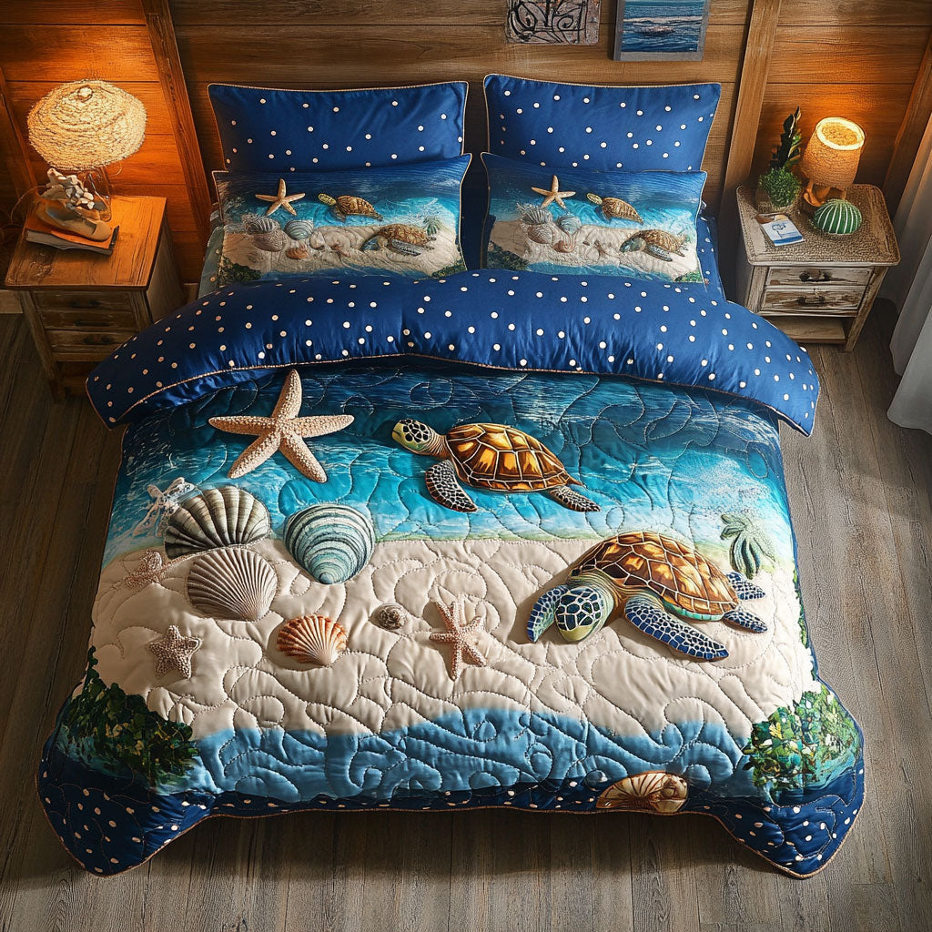 Sea Turtle Duvet Cover Set King Size Bed Set Anniversary Gifts For Him