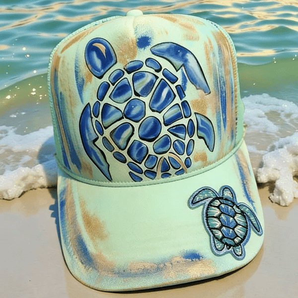 Sea Turtle Hat Hawaii Style Galathreads Baseball Cap Unique Present For Father's Day