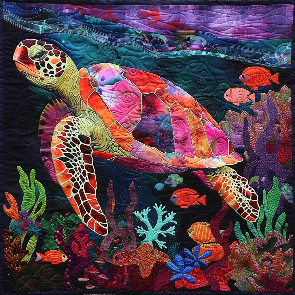 Sea Turtles Quilt Blanket Throws And Blankets Mothers Day Gift For My Daughter