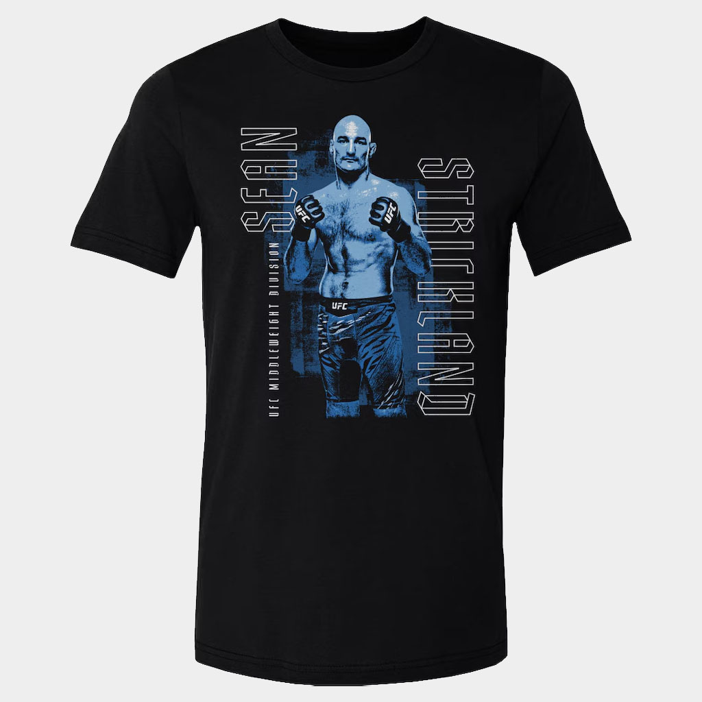 Sean Strickland Merch 500 Level Black Sean Strickland Vertical Name T-Shirt Gifts For Husband Sean Strickland Merch 500 Level Black Sean Strickland Vertical Name T-Shirt Gifts For Husband