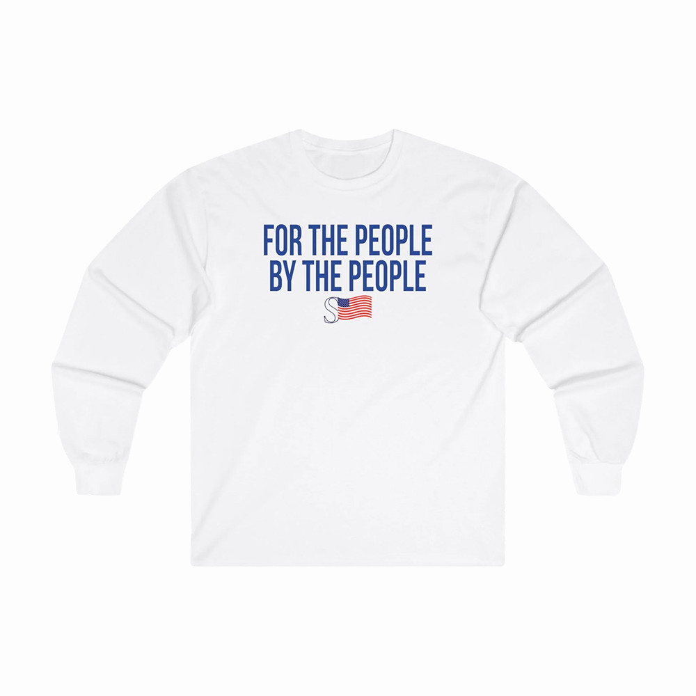 Sean Strickland Merch For The People By The People Long Sleeve Shirt Fan Gift