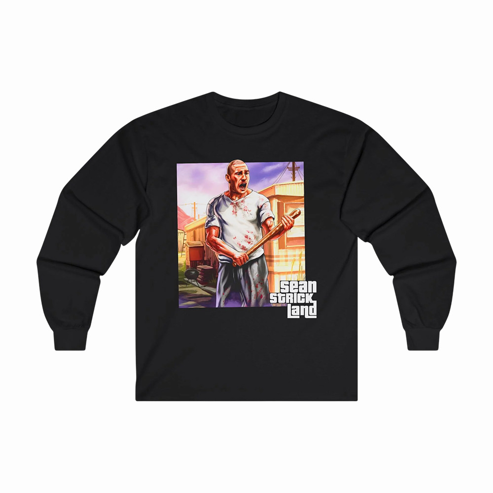 Sean Strickland Merch Sean Strickland GTA Long Sleeve Shirt Gift For New Fans