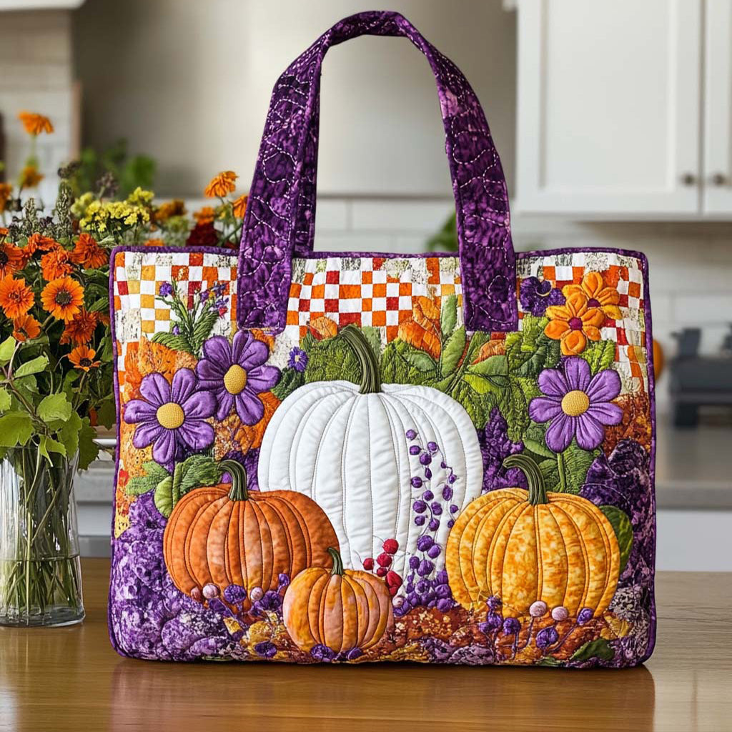 Season Glow Quilted Tote Bag Fall Autumn Gifts For Him