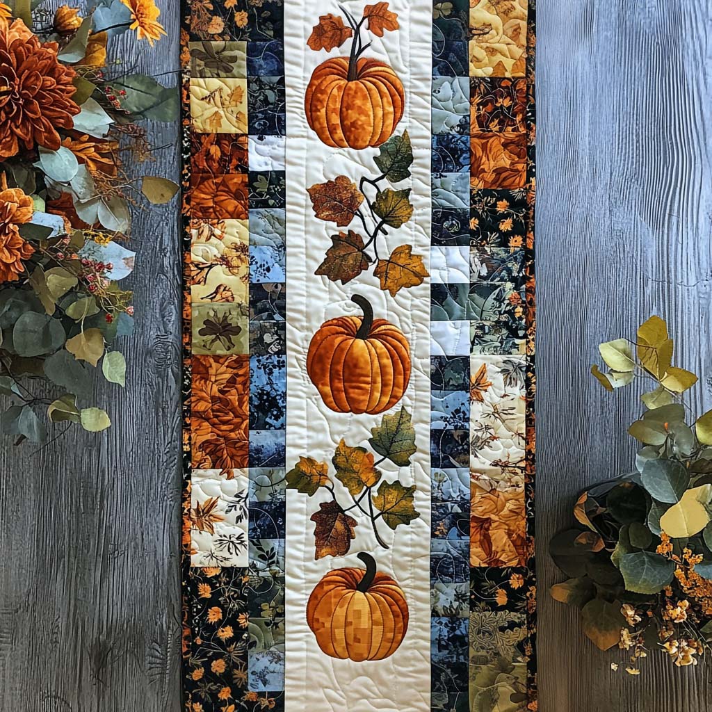 Season Touch Quilted Table Runner Fall Table Runner Good Family Gifts