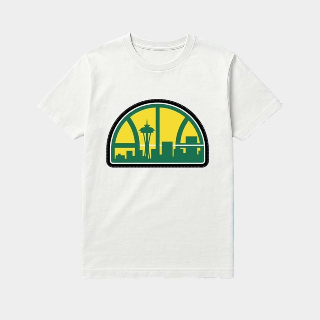 Seattle Basketball Hardwood Logo Shirt Game Day Apparel Gifts For Basketball Fan