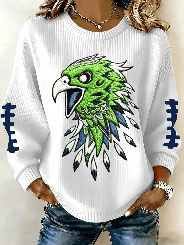 Seattle Football Sweatshirt Seattle Strong Crewneck GameDay Apparel Seahawks Merch Women's