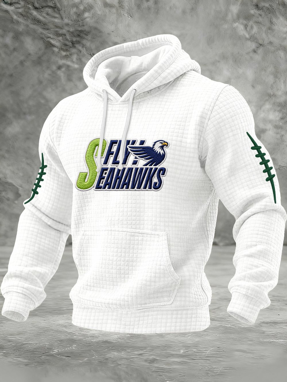 Seattle Football Waffle Hoodie Pride Seahawks Merch Gift Ideas For Football Lovers