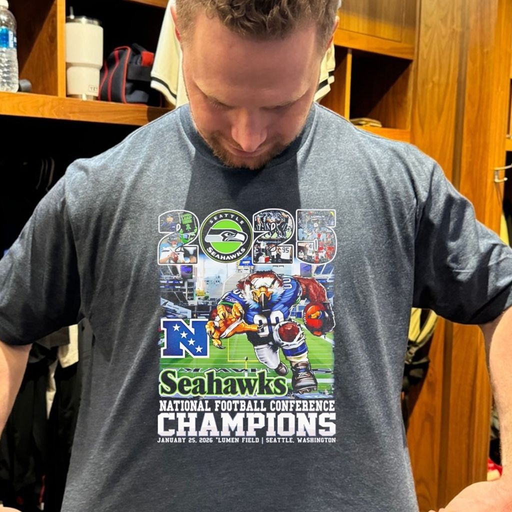 Seattle Football Won The 2025 Champions Mascot Shirt Seahawks Shirt Gifts For Fans