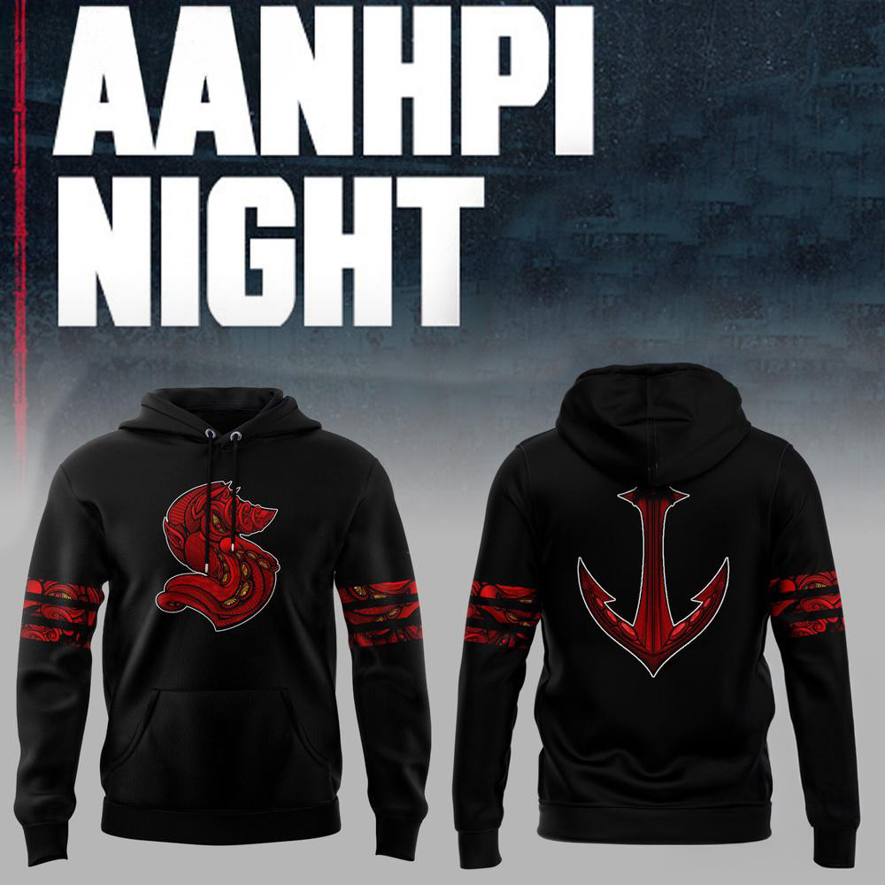 Seattle Kraken Asian American Native Hawaiian Pacific Islander Hoodie Hockey Lover Fan Gift