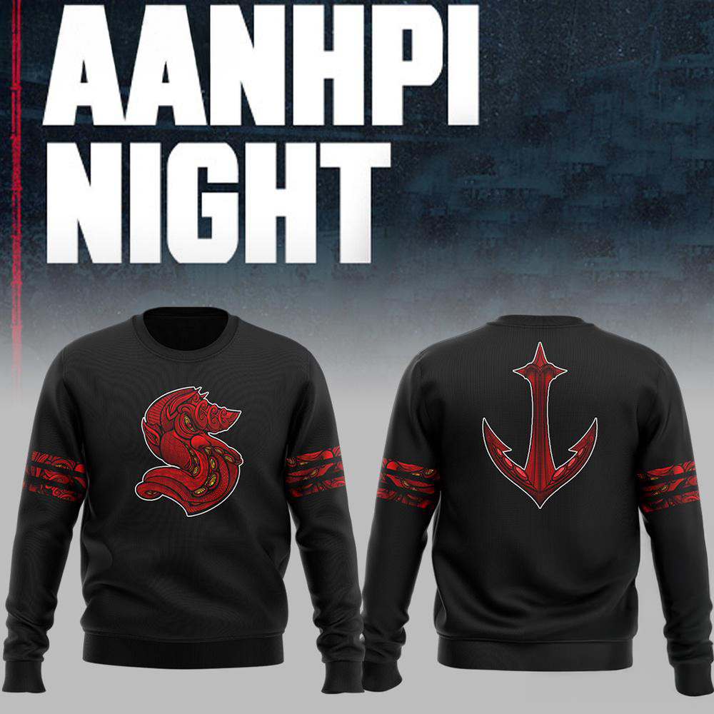 Seattle Kraken Asian American Native Hawaiian Pacific Islander Sweatshirt Hockey Lover Fan Gift