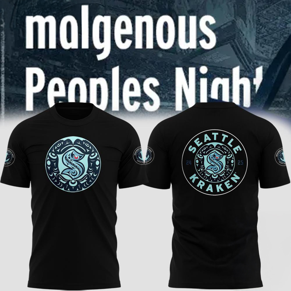Seattle Kraken Indigenous Peoples Night Black Shirt Gifts For Hockey Fans