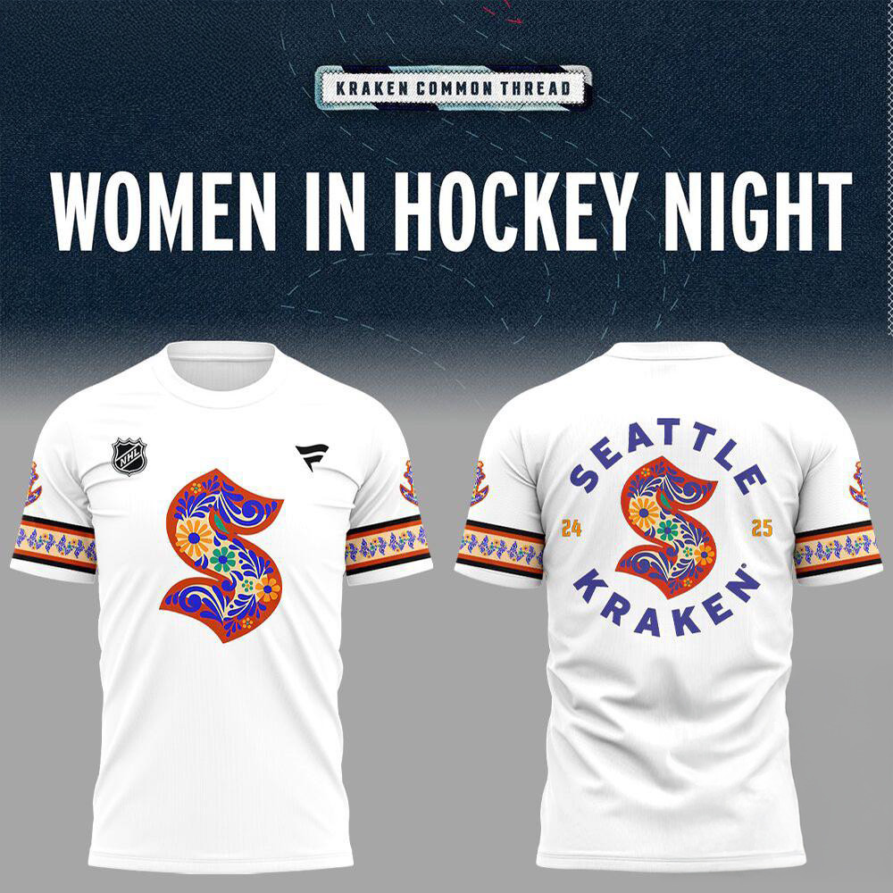 Seattle Kraken Women In Hockey Night Limited Edition 2025 Shirt Cool Gifts For Hockey Lovers