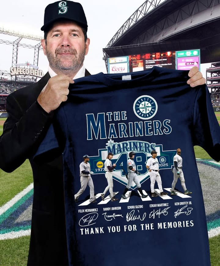 Seattle Mariners 48Th Anniversary 1977-2025 T-Shirt Thank You For The Memories Fan Gifts