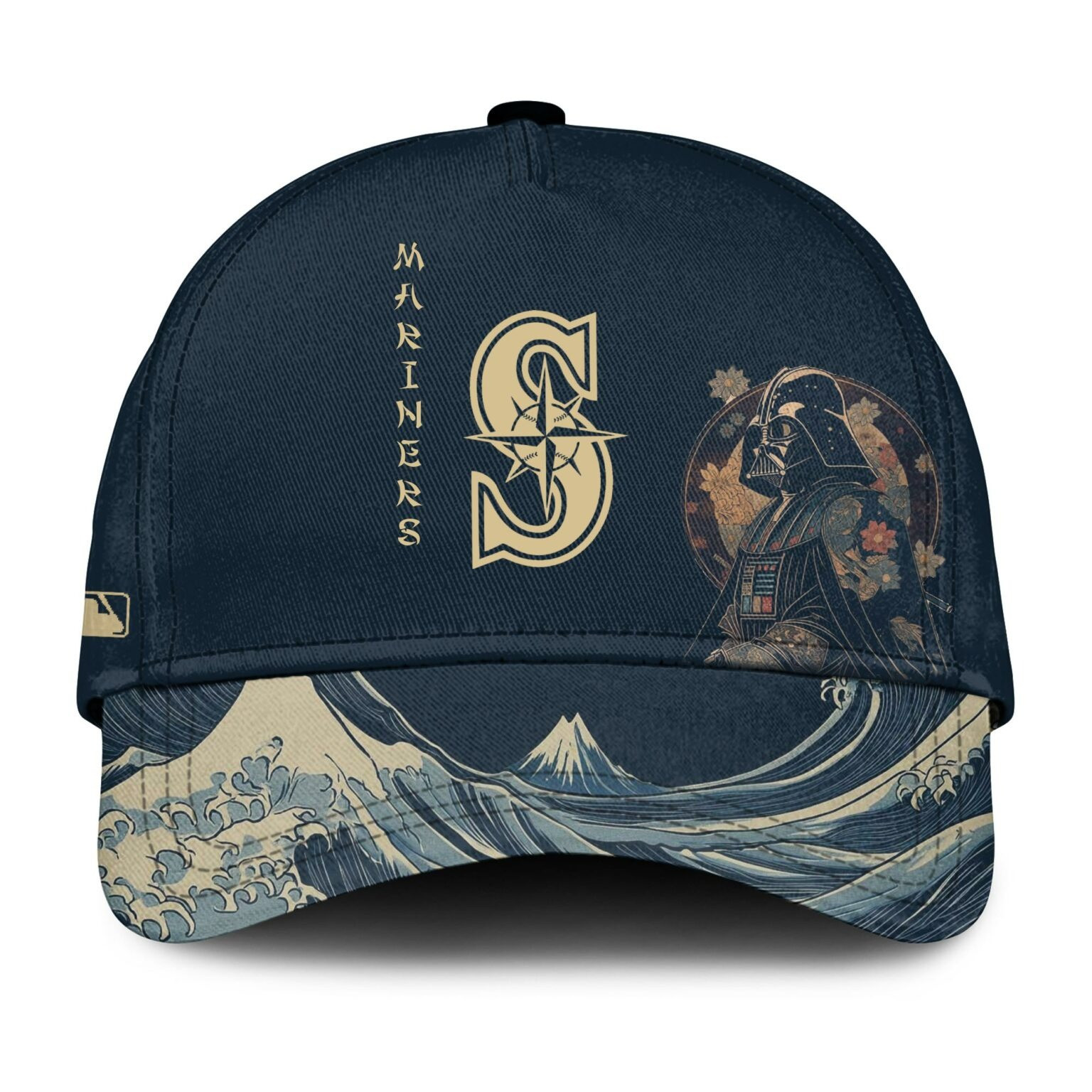Seattle Mariners Darth Vader Baseball Cap Japanese Wave 2025 MLB Gift For Baseball Fans